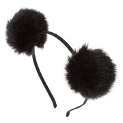 Ombre Pom Pom headband - Black