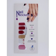 Nail Stickers - Nail Wrap 12 pcs no. 11