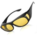 HD Polarized Night Vision Sunglasses for driving in the dark - yellow glass