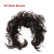 Messy Curly Hair for tuber #6 - Dark Brown
