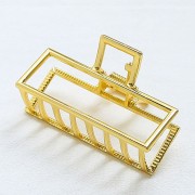 SOHO Small Square Metal hair clip - Gold