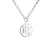 Zodiac necklace: Virgo - Zodiac, Silver