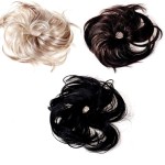 Faux Hair Ponytail holder with synthetic hair - color variants