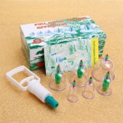 Cupping Therapy Set with Vacuum Pump - 6 pcs.