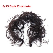 Messy Curly Hair Bun #2/33 - Chocolate Brown