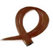 Brown, 50 cm - Crazy Color Clip On