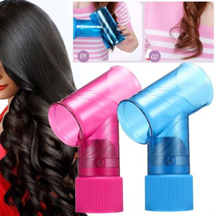 FashionGirl | Magic Wind Curler Diffuser - nozzle for hair, pink