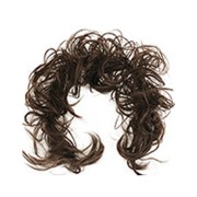 Messy Curly Hair for tuber #8 - Medium Ash Brown