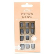 Click On / Press On Nails Nails - Grey