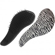 Detangler Hair Brush, White Zebra