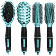 Hairbrushes set Turquoise/Blue edition - Salon Professional - Perfect Gift