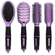 Hairbrush Set Purple Edition - Salon Professional - Perfect Gift