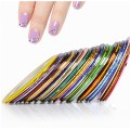 Nailtape for Nail Art - 10 Pieces in Different Colors