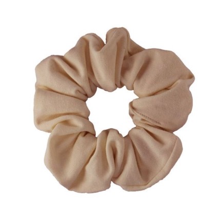 Scrunchie - Velour & elastic - Beige