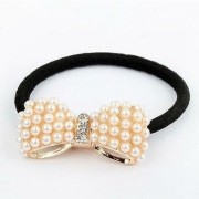 Hairtie Bow with Pearls