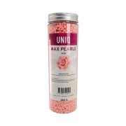 UNIQ Wax Pearls Hard Wax Beans 400g, Rose