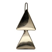 SOHO Triangles Metal Hair Clip - Gold