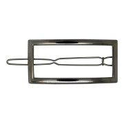 SOHO Frame Metal Hairclip - Silver