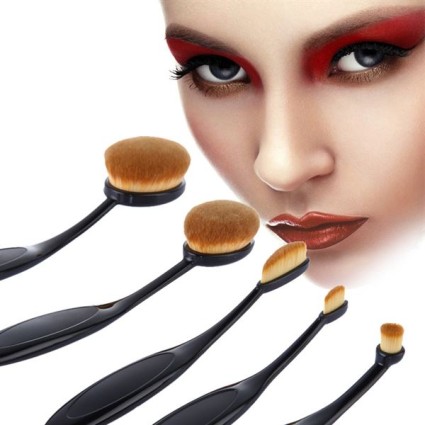 Technique PRO Oval Brushes for makeup - 5 set