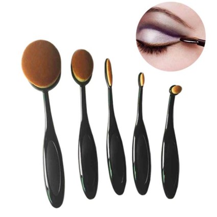 Technique PRO Oval Brushes for makeup - 5 set