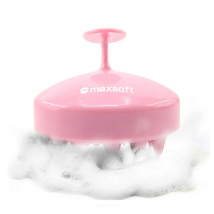 Shampoo hairbrush - massage and stimulation of the scalp - Pink