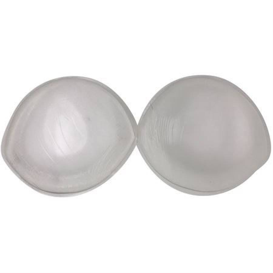 Bra inserts in clear silicone - Oval (2 x 135 grams)