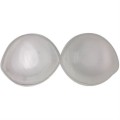 Bra inserts in clear silicone - Oval (2 x 135 grams)