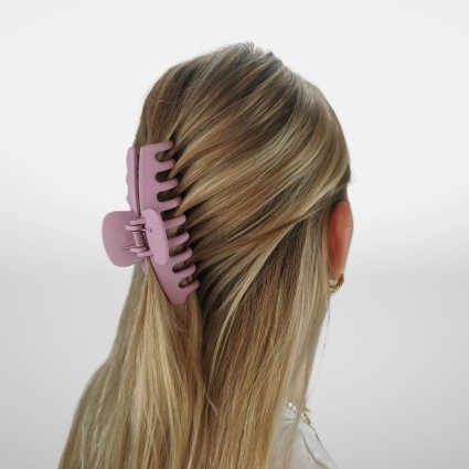 SOHO Large Mat hair clip - Rosa