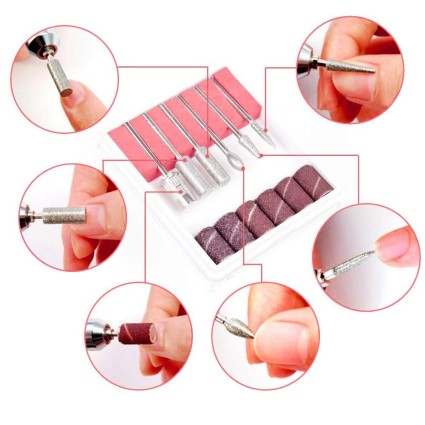 6-in-1 Electric Nail File for manicures & Pedicures
