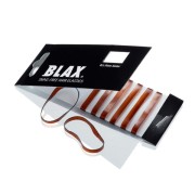 BLAX Snagfree hair elastics 4mm Brown 8pcs