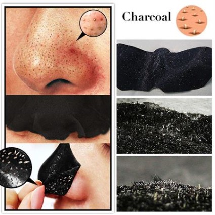 Charcoal Pore Nose Strips - 6 strips