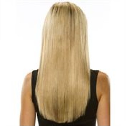 Clip on hair extensions 65 cm 613# Blonde