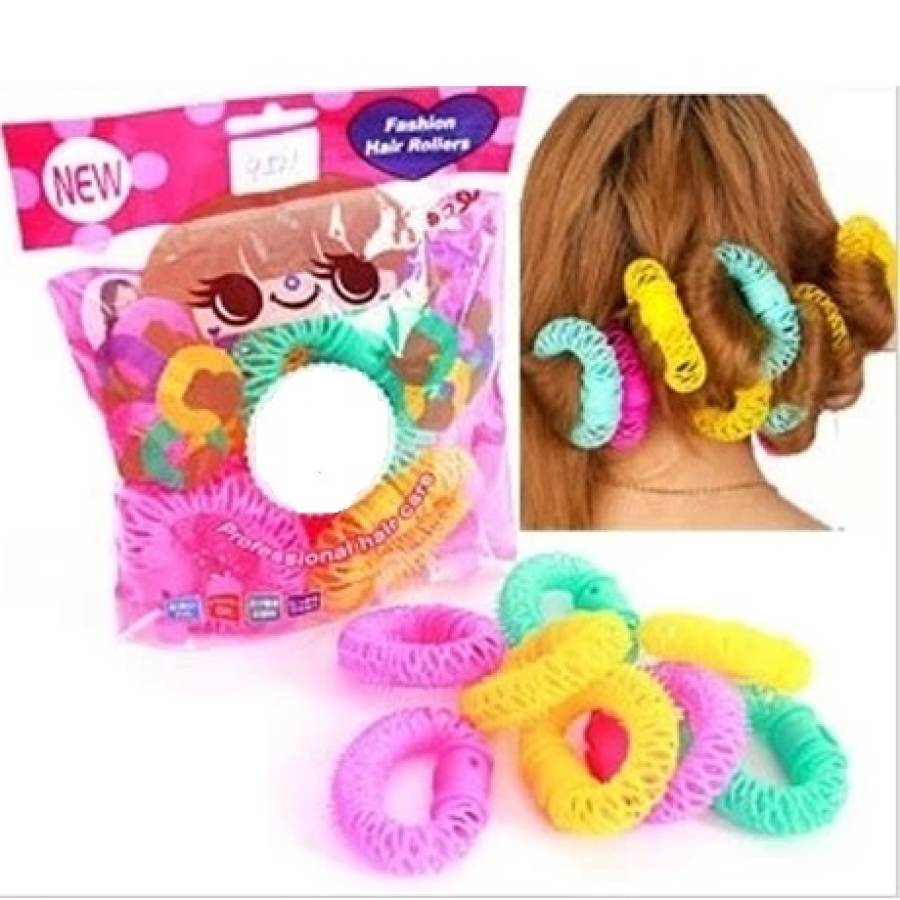 FashionGirl | Fashion Spiral Hair rollers / Curlers 8 pcs