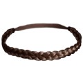 Soho Braided Headband - Brown