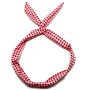 Flexi Headband with wire - checkered