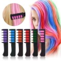Hair Chalk Combs / Brushes - 6 colours