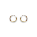 Creole Hoop Earrings for women - Gold 15 mm