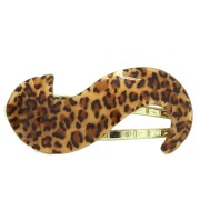 Hair Clip - Leopard Swirl