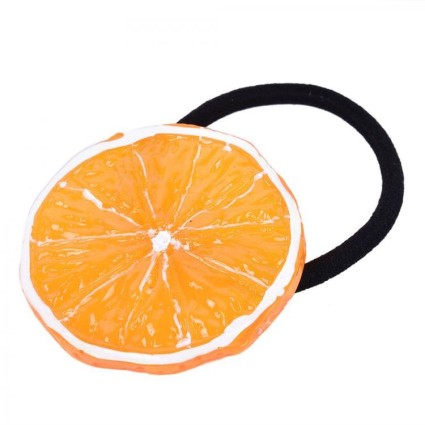 Fruit Hair elastic - Orange - 1 pc