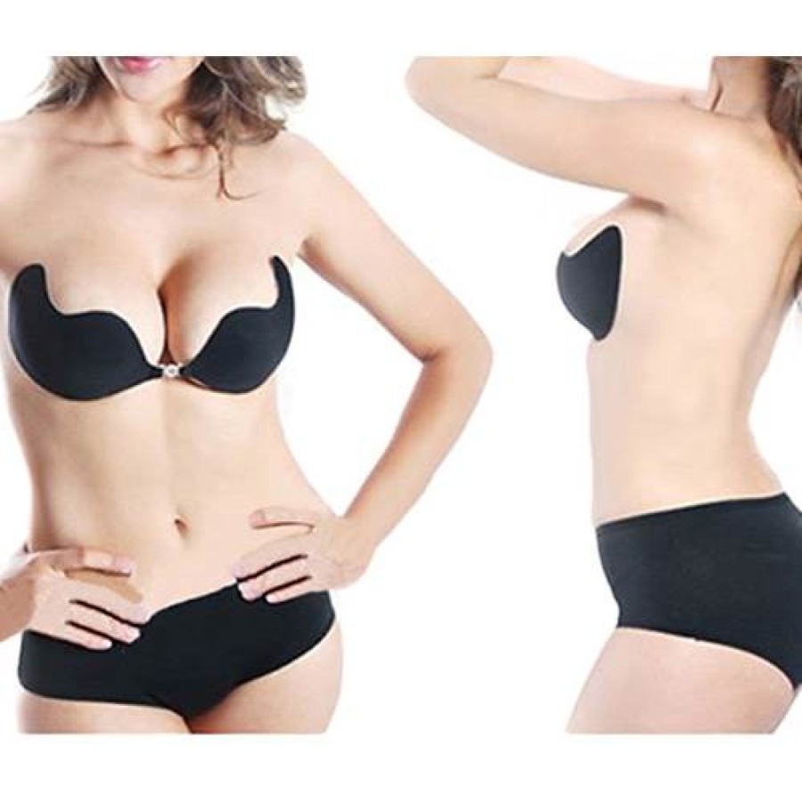 Shapelux strapless bra with invisible back - black