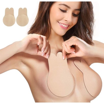 Lift up pads, Invisible Rabbit bra, beige - 1 pair