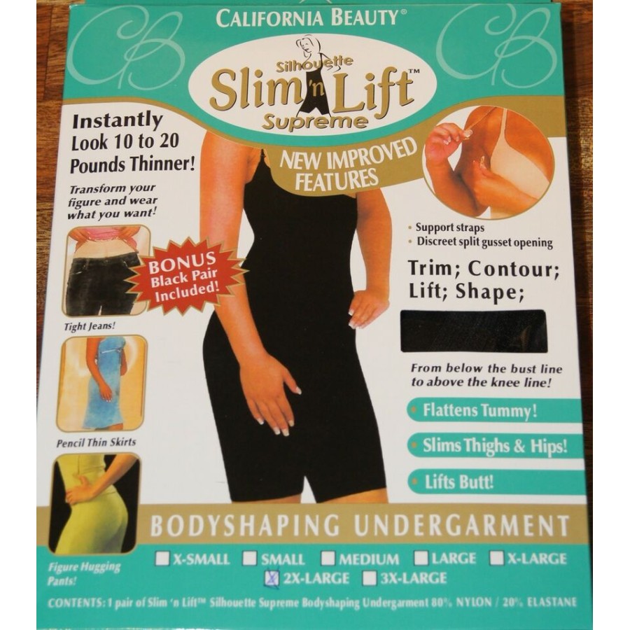 California Beauty Silhouette Slim'n Lift Body Shaping Undergarment (M)