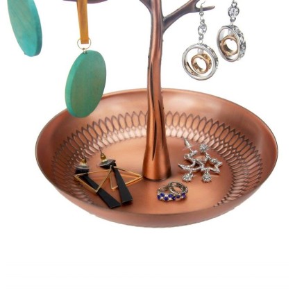 Vintage Jewelry Tree with 3 birds (bronze)