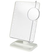 UNIQ Hollywood Mirror white with 10X Magnification - White