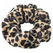 Scrunchie - Velour & elastic - Leopard