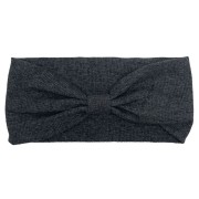 SOHO Crochet turban headband - Dark gray