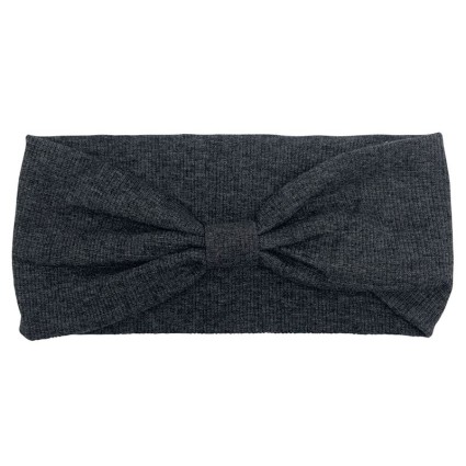 SOHO Crochet turban headband - Dark gray