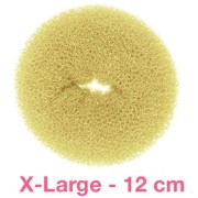 12 cm hair donut - blonde Mega size XL