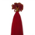 60 cm Hot fusion hair extensions Total Red