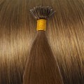 50 cm Cold Fusion hair extensions light brown 6#
